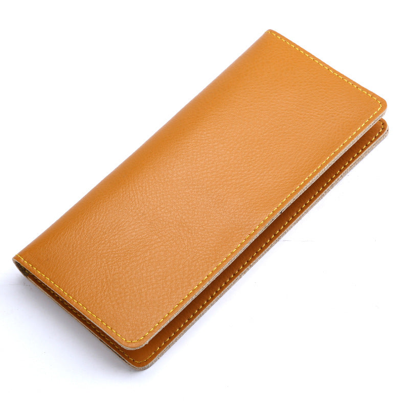 Genuine Cowhide Simple Women's Wallet Fashion